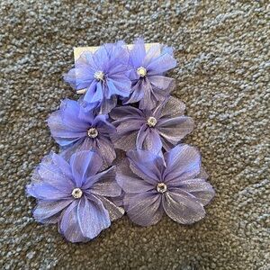 Nakamol Chicago tulle floral earrings